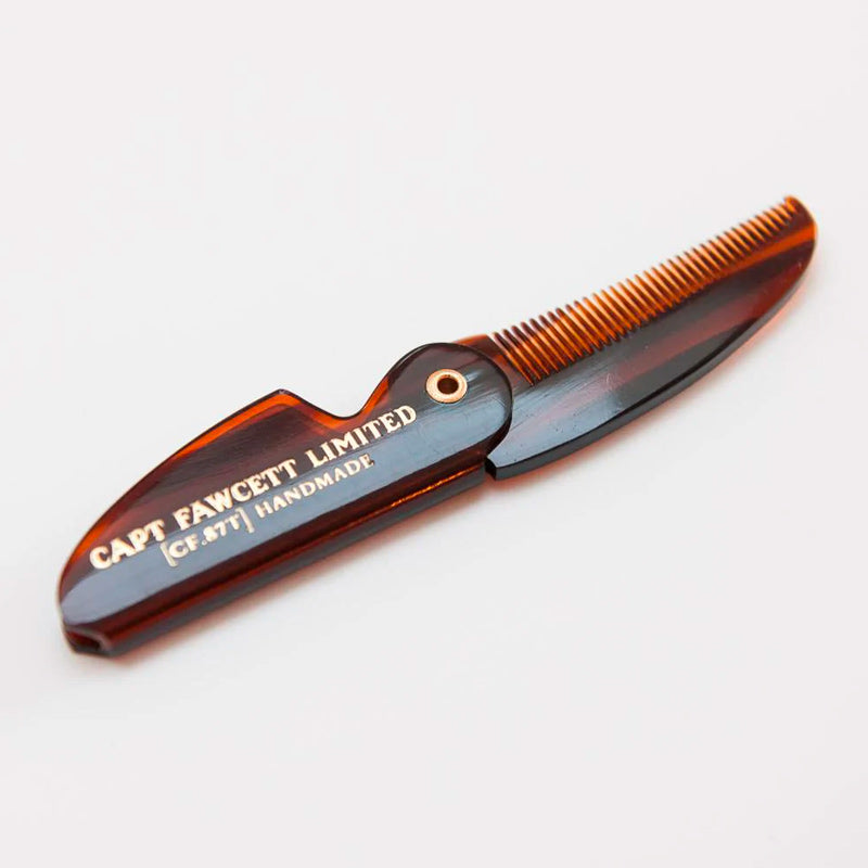 Folding Pocket Moustache Comb