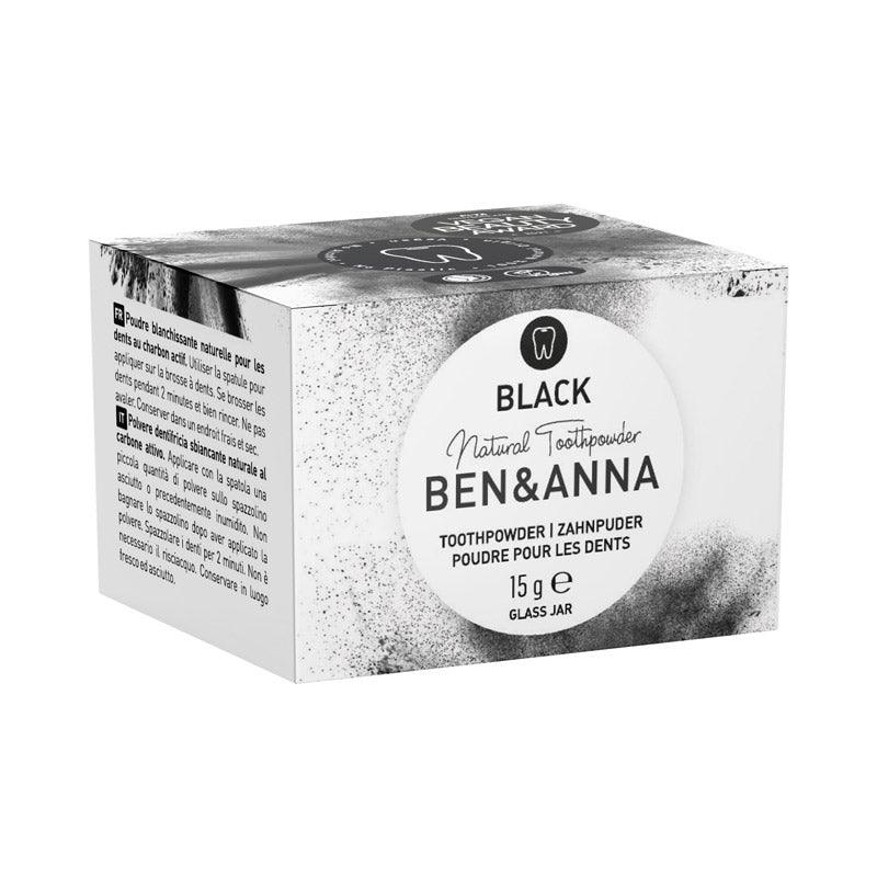 Polvere dentifricia Black al carbone attivo