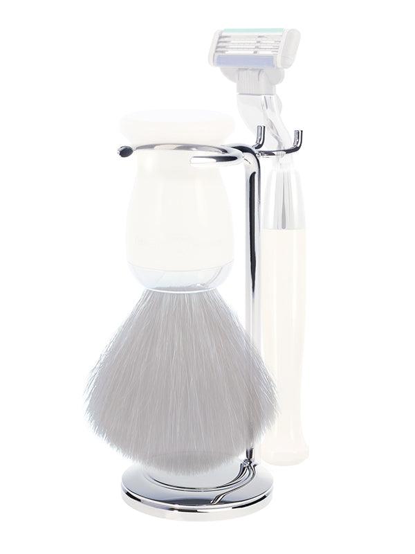 Stand nichelato per pennello e rasoio RHM8CR