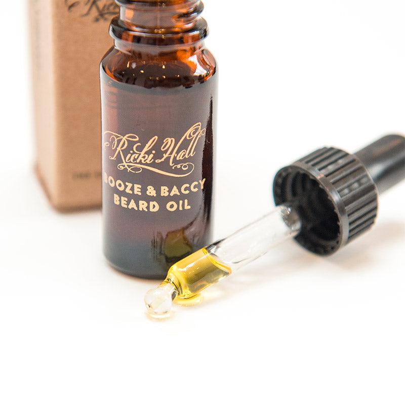 Ricki Hall's Booze & Baccy Beard Oil Travel Size
