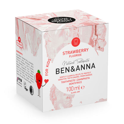 Pasta Dentifricia Strawberry con fluoro