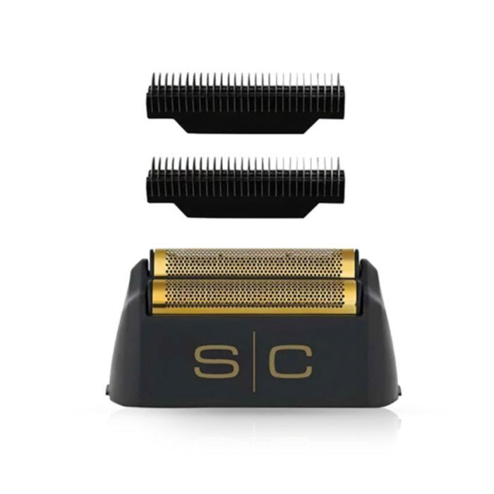 Testina Gold + Lame di ricambio per shaver Instinct Metal Nero