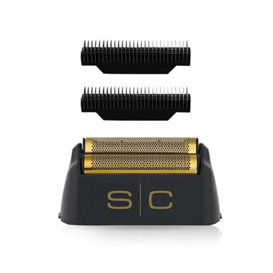 Testina Gold + Lame di ricambio per shaver Instinct Metal Nero