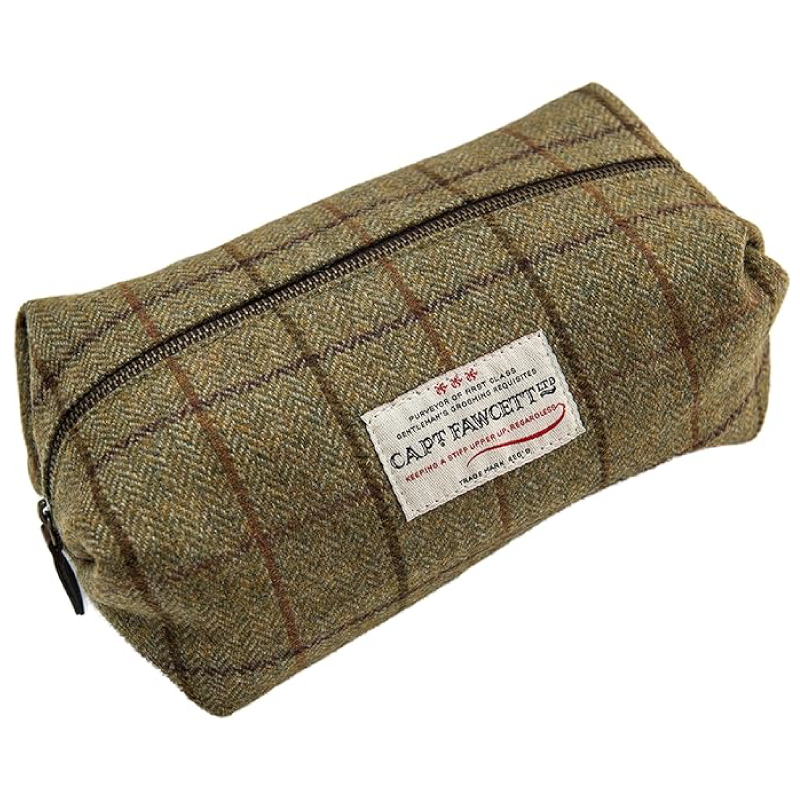Tweed Wash Bag